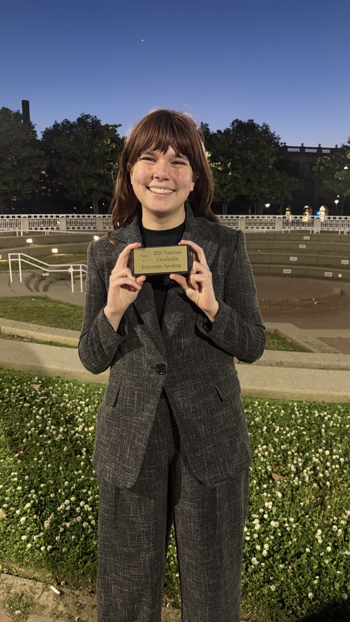 myra with award